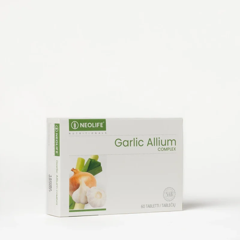 Garlic Allium Complex, valkosipuli-sipuliravintolisä – valmistajan tuotekuva