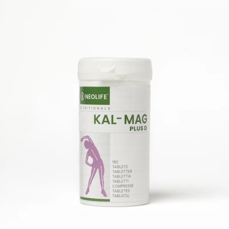 Kal-Mag Plus D, kivennäisaineravintolisä – tuotepakkaus
