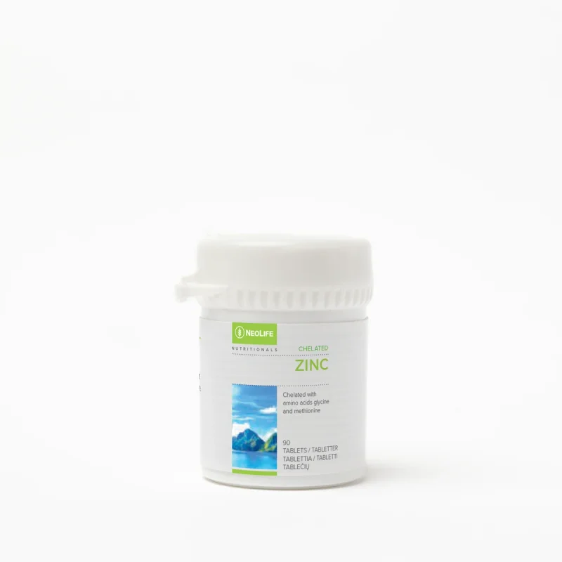 Chelated Zinc, sinkkiravintolisä – valmistajan tuotekuva