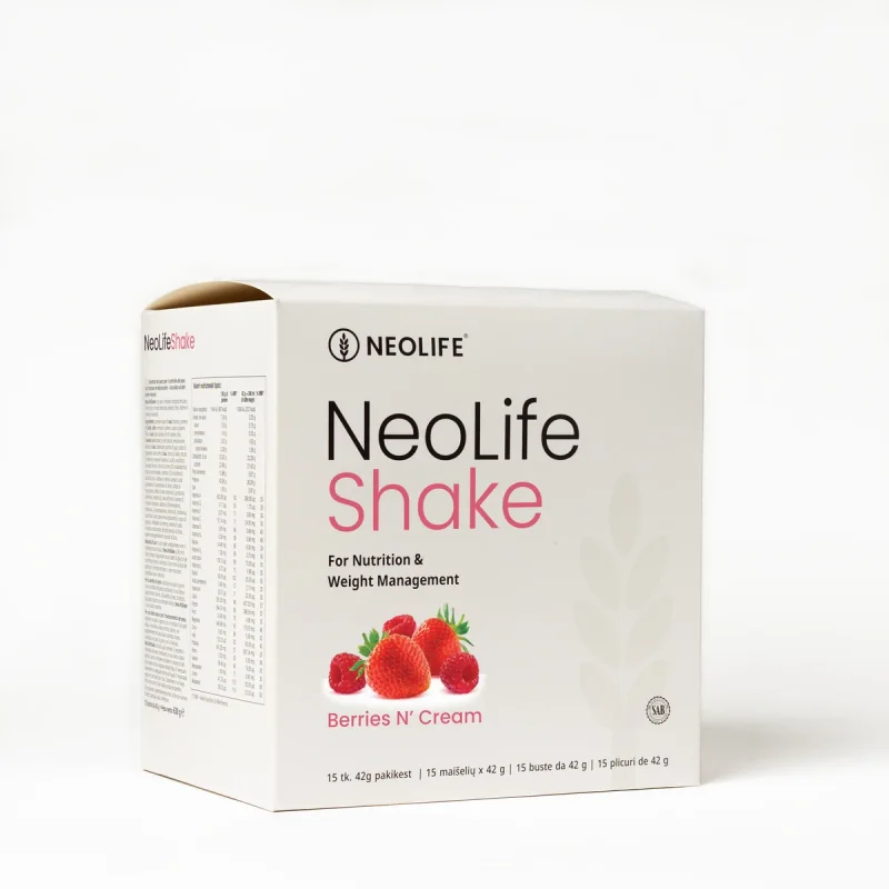 NeoLifeShake Berries n' Cream – valmistajan tuotekuva
